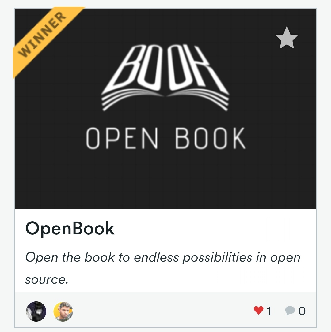 harshcodesdev's tweet photo. 🎉🏆🚀 Super excited to announce that I WON the hackathon (Open Hacks) with @snehavellelath creating the project Open Book! 📚👨‍💻 Thank you so much @MLHacks for this amazing opportunity! 🔥🙌 #hackathon #winners #codinglife #opensource #webdevelopment #MLH #OpenBook 🎉🏆🚀 https://t.co/8onJw7zChi