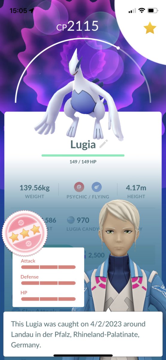 Hundo Lugia secured ✔️