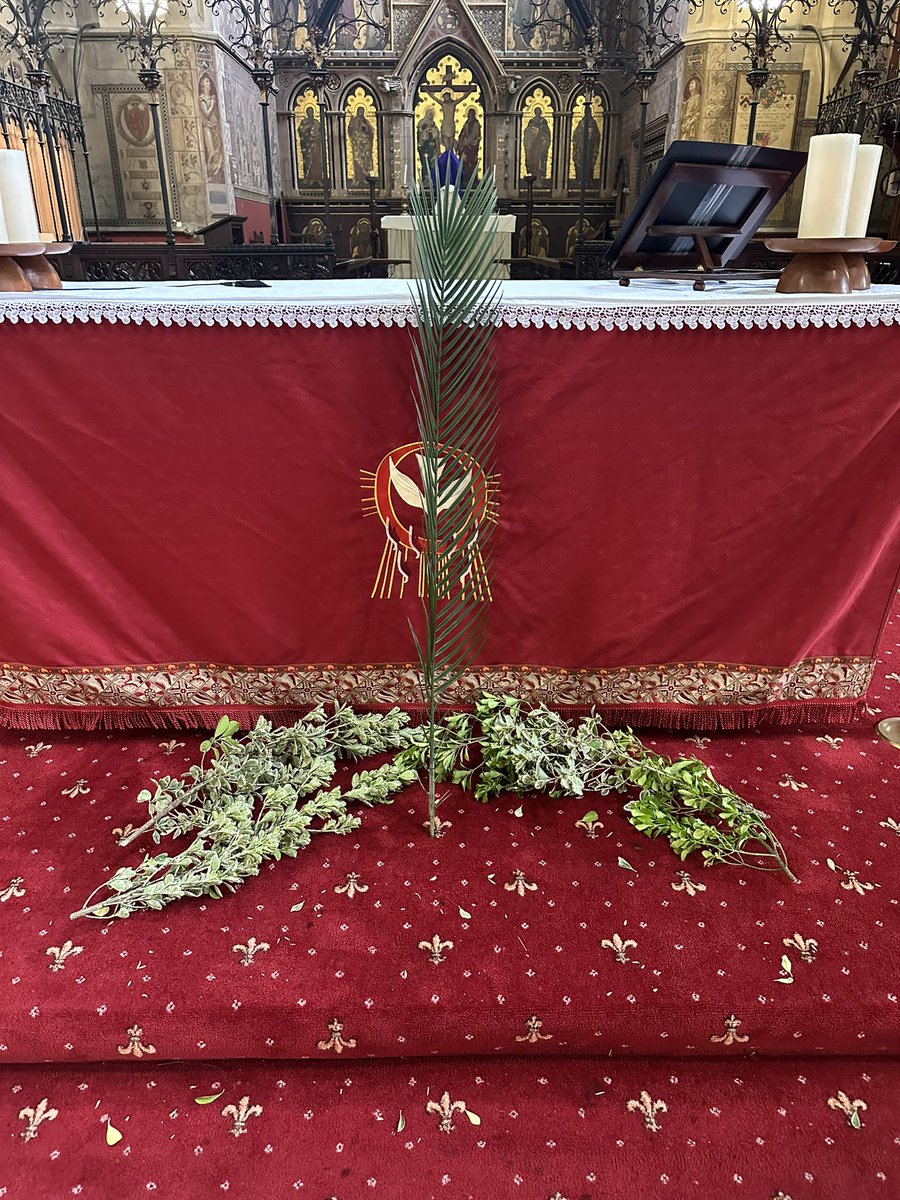 “We have a king who rides a donkey…” brilliant singing, processing, reading, praying today at our First Sunday All Age Eucharist - great way to start Holy Week