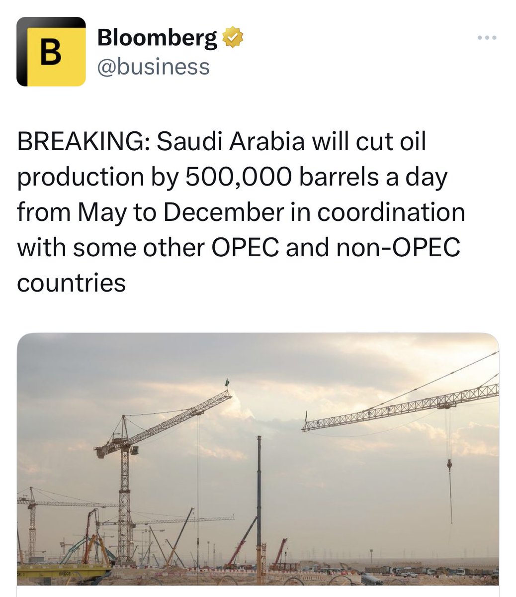 WallStreetMav's tweet photo. Forget about ever refilling the strategic oil reserve now. Oil will likely be $100+ later this year. https://t.co/F1zF4xFUy5
