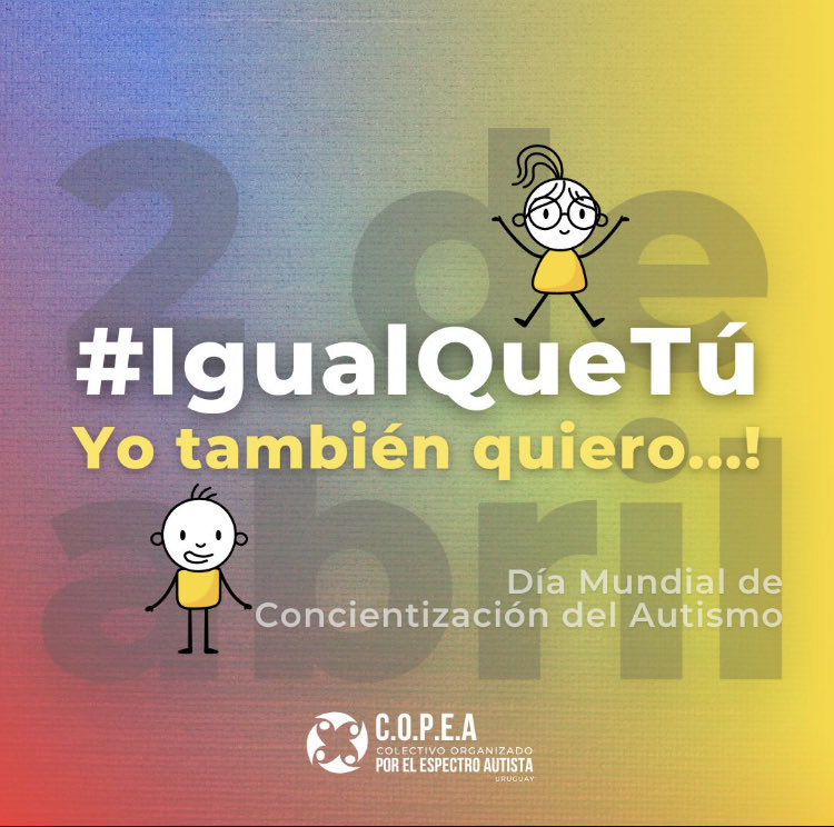 aure_77's tweet photo. #IgualQueTu, yo también quiero una educación inclusiva 

Día de concienciación del espectro del autismo https://t.co/s3qbs6uEZ8