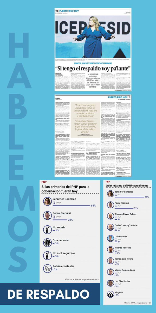 TeamJGO2024's tweet image. “No quiero primarias, porqué tengo el apoyo del pueblo y el pnp tiene que escoger el mejor candidato para las próximas elecciones. Estoy escuchando a la base del mi partido. El #PNP debe volver a sus raíces y ser esa herramienta de justicia social para todos” @Jenniffer 
#JGO