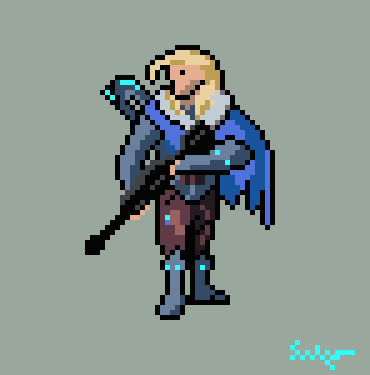 sn1qu3's tweet photo. Sova #ValorantArt in a few sizes, which do you like best?
#aseprite #pixelart https://t.co/cGLsX8G1ng