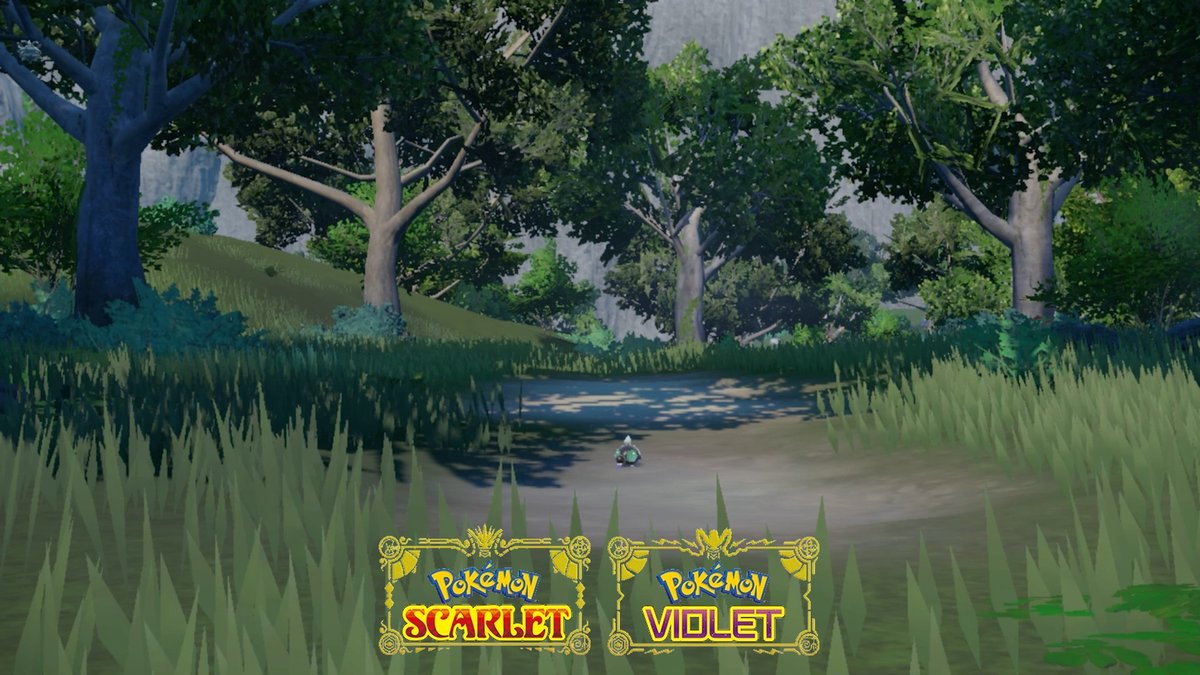 VirtualVistas's tweet photo. Our next outing to #Paldea in #PokemonScarletViolet focuses on Tagtree Thicket.

Who could be the source of all of this graffiti?

#Pokemon #NintendoSwitch

https://t.co/wKO23mflBM https://t.co/WobTo2bust
