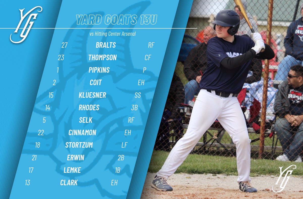YardGoats2's tweet photo. Ryan Pipkins on the bump Game 1 at Spartan Park! @GMBStl
#gogoats
#letsplay3 https://t.co/j4VALwLKOL