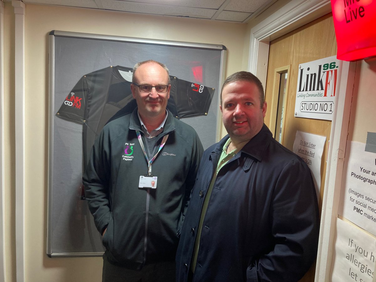 KHarrisonPS's tweet photo. As part of our #CP50 tour
We were treated to a quick behind the scenes tour @LinkFM967 📻
There was a live Broadcast 📢, so we didn't intrude too much!
I've been told many times, I have a face for radio!
@UPW_OpsManager @UPW_Coordinator https://t.co/2fzufwu9TZ
