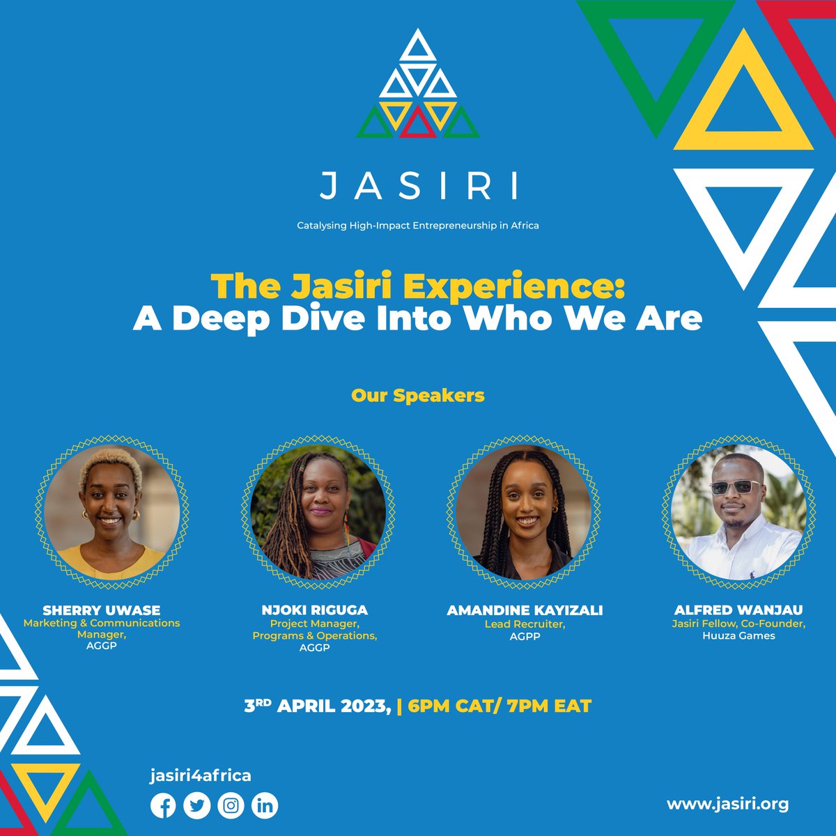 We invite you to join our journey of transforming and positively impacting millions of lives through our programs. Join the Jasiri Twitter Space tomorrow- bit.ly/3zhySDI to learn more about what drives and inspires our work.