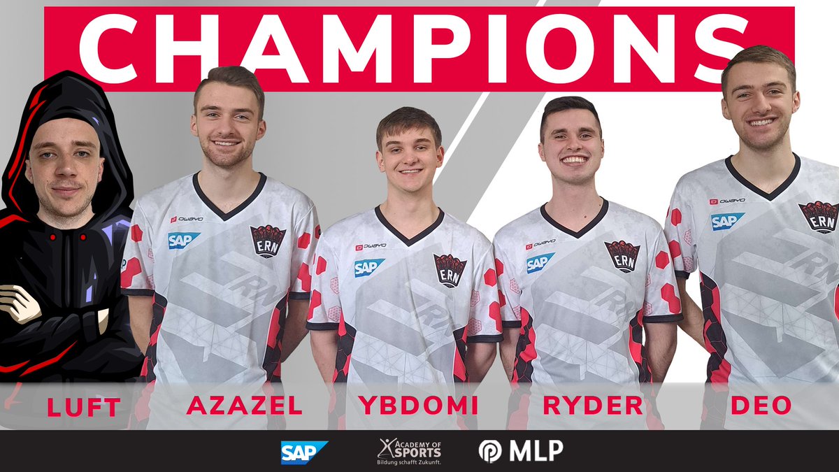 🏆Champions #Dota2 <a href="/FragsterD/">Fragster</a> Liga🏆

DA IST DAS DING!!!

Die Jungs krönen eine überragende Saison mit einem hoch verdienten Titel! Im Finale schlagen wir <a href="/rune_water/">Water Rune Enjoyers</a> 2:0 #GGWP🤝Super Leistung, wir sind stolz auf euch!

#ern #rheinschenken #FragsterLiga