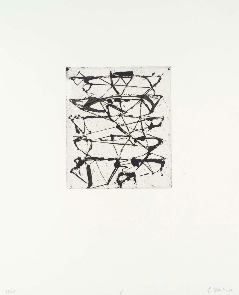 Brice Marden, 8, 1986 #museumarchive #tatemuseum tate.org.uk/art/artworks/m…