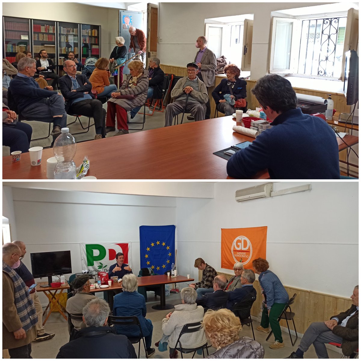 GiovanniDeLupis's tweet photo. Al @pdtrionfmazz "David Sassoli" passiamo così la nostra domenica mattina.
Dando voce agli iscritti, pianificando temi ed iniziative dei prossimi mesi, dal territorio all'Unione Europea. 
Il lavoro delle sezioni è inestimabile, ricostruire il Partito Democratico #partedanoi. https://t.co/LB359bZ7Rk