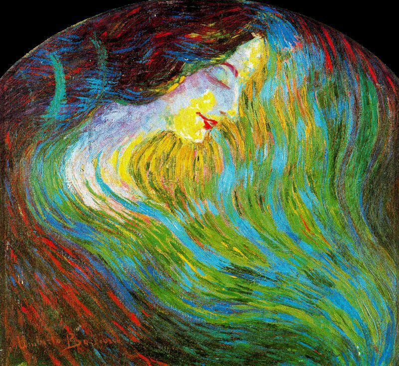 BoccioniBot's tweet photo. Study of a Feminine Face, 1910 #umbertoboccioni #divisionism https://t.co/PJBZa2WdIz https://t.co/NhAatTShcz