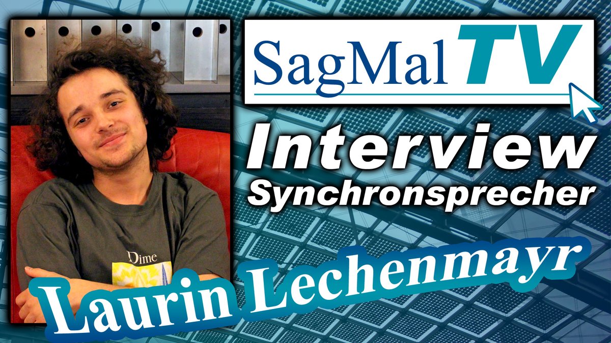 #SagMalTV zeigt euch heute ein #Synchronsprecher-Interview mit Laurin Lechenmayr (deutsche Stimme von "Dai" in #DragonQuest - The Adventure of Dai)
youtu.be/tgB1wmLHGwI 😎