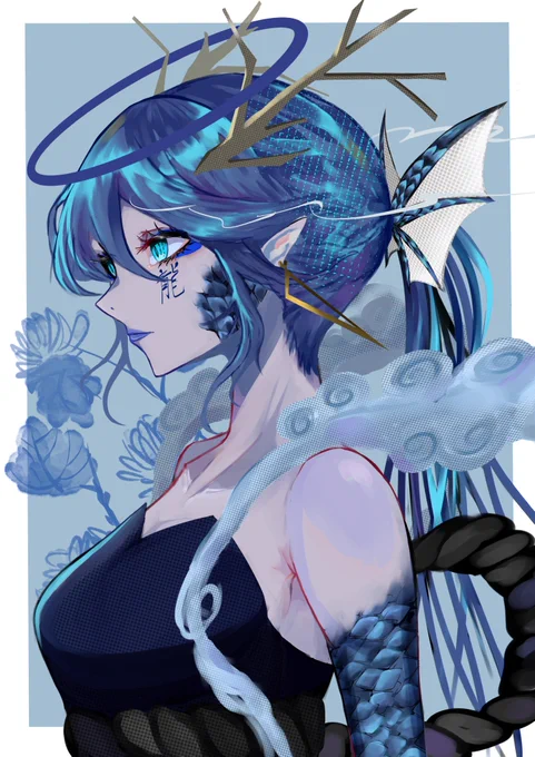 #イラスト蒼龍 