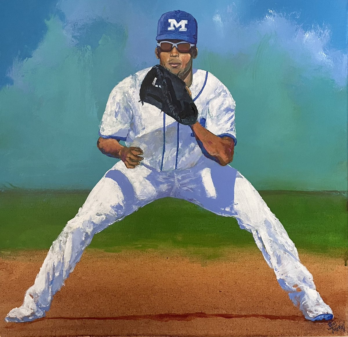Jim Tweedy Action Sports Art.   Commission a Sportrait of your favorite athlete today!