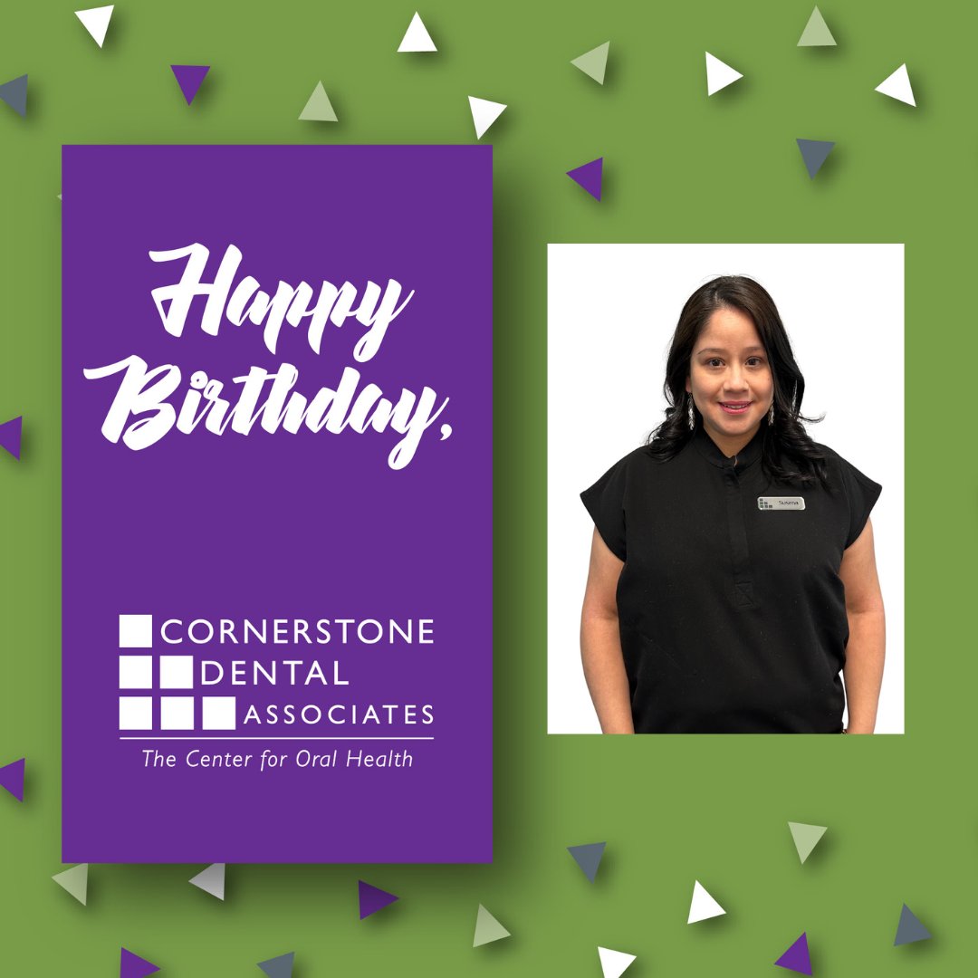 Cornerstone_DDS's tweet photo. Happy Birthday to one of our awesome Doctor Coordinators, Susana! We hope you have an incredible day. We are so thankful for you! #HappyBirthday https://t.co/6VzUKSVmD5