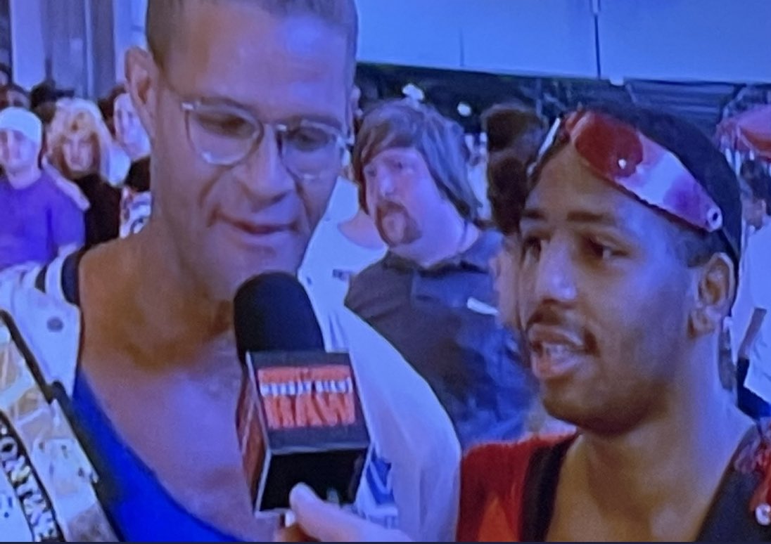 TonyTantalizing's tweet photo. Hey everyone yesterday @WWE @WrestleMania @btsportwwe @WWEUniverse was amazing I legit had my dream come true I got to cut a promo on tv @peacock ! Thank you ! Pic below is from ‘93 @ManhattanCenter ! Would love to ask a ??? at the PRESS CONFERENCE !
@TripleH  ! https://t.co/Xt3TekWvA2
