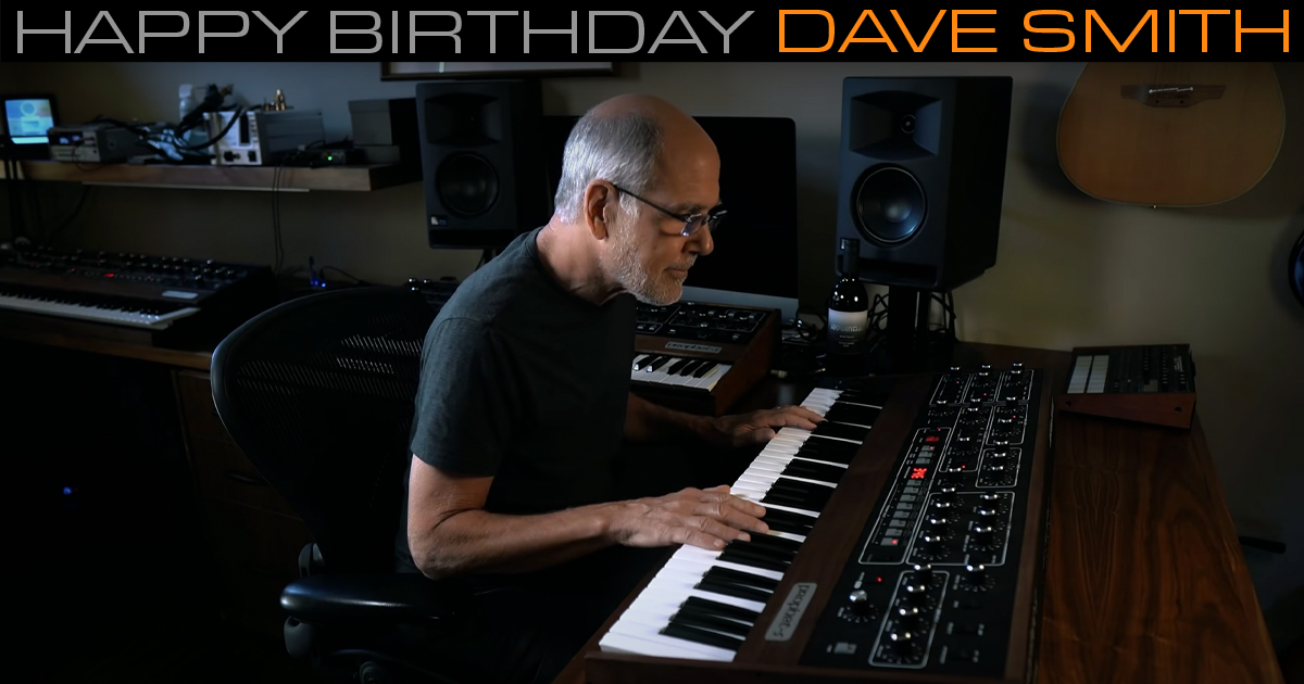 Happy Birthday to Dave Smith! A true innovator, his contributions to music and technology continue to inspire, just like the instruments he helped create. We miss him dearly.
-Sequential