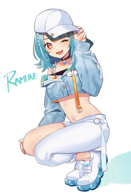 #らむねはいか画 