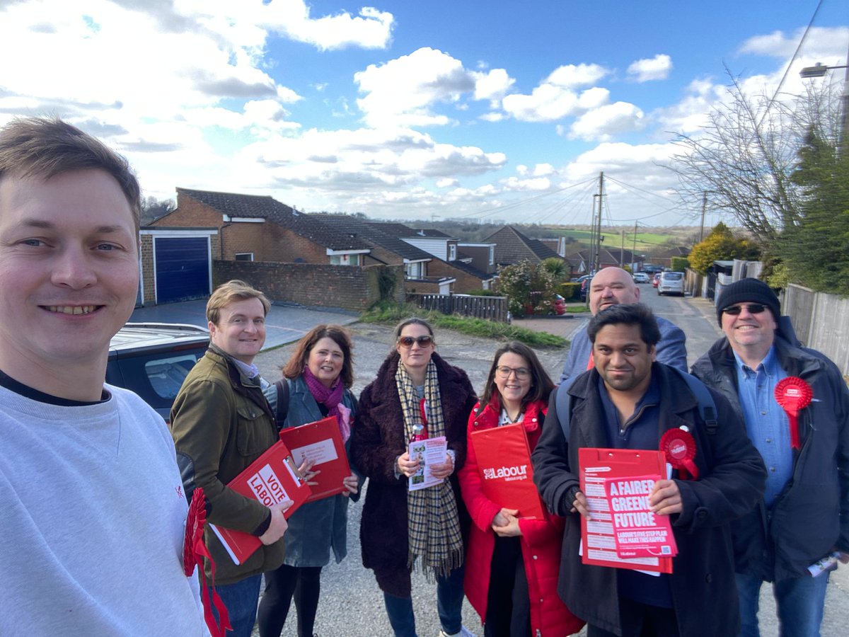 Some of our members ventured out to #BigginHill today to prepare for the upcoming constituency boundary changes. Some positive data collected!