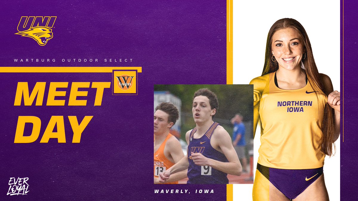 UNITrackFieldXC's tweet photo. Last day, fast day at the Wartburg Outdoor Select.

🏃 : Wartburg Outdoor Select - Day 2 
📍 : Wavery, Iowa 
⌚ : 11 a.m. CT
📊 : https://t.co/6nIlMzDFli

#EverLoyal https://t.co/glhMtmyYy6