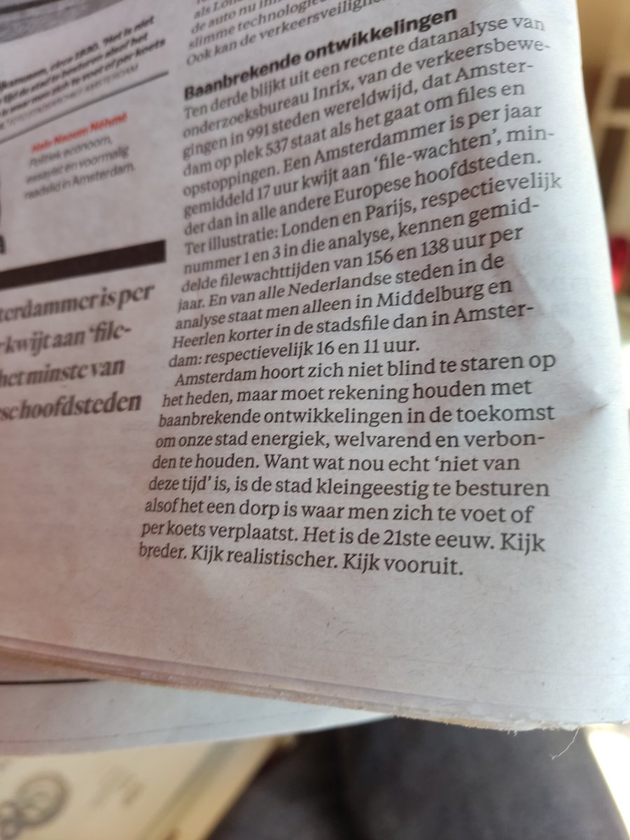 slofsky's tweet photo. Parool zaterdag 1april extract uit het Hoogste Woord van Hala Naoum Nehme oud  raadslid in Amsterdam https://t.co/GQUra3UNnh