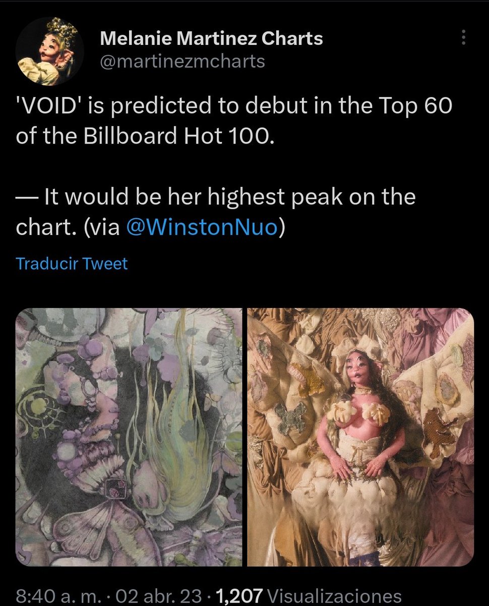 VOID IS REALLY GOING TO BECAME MELANIE'S MOST SUCCESSFUL SONG IM CRYING