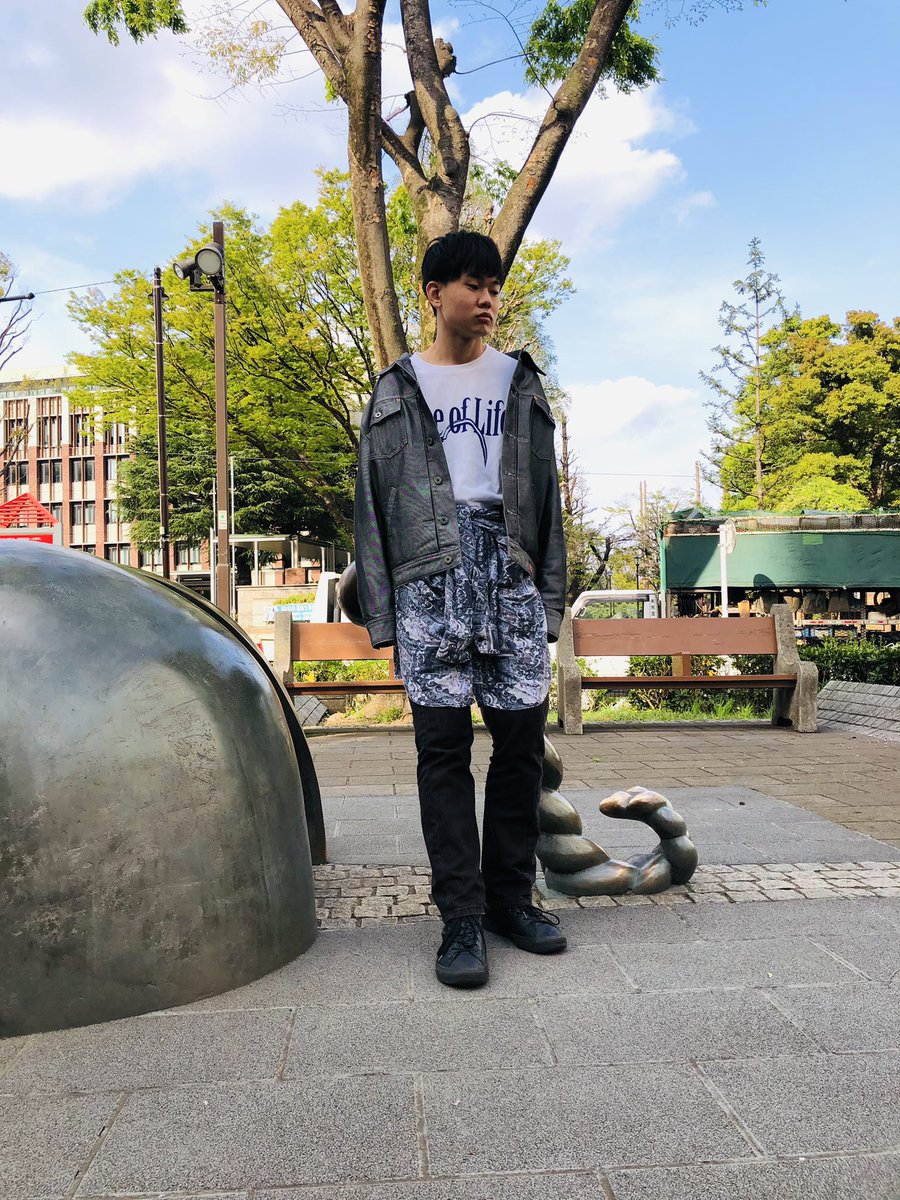 haaaaaaaa0429's tweet photo. kidill感を消さないで自分のコーデに落とし込みたかった

#古着　#古着男子　#ドメスティックブランド　#ドメブラ　#kidill #デニムコーデ　#tシャツ　#23ss #柄シャツ　#服好きな人と繋がりたい　#オシャレさんと繋がりたい　#雰囲気好きな人いいね https://t.co/NiLkDnr0K6