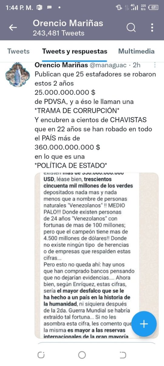 managuac's tweet photo. Venezuela tiene los recursos naturales mas grandes del mundo, en petróleo, agua, tierras fértiles, turismo.. y cada día que hay nuevos inventos... aparecen nuevos metales, col, litio..
Pero *La Sociedad VENEZOLANA*
no sabe aprovecharlos https://t.co/Byv0RRN7aW