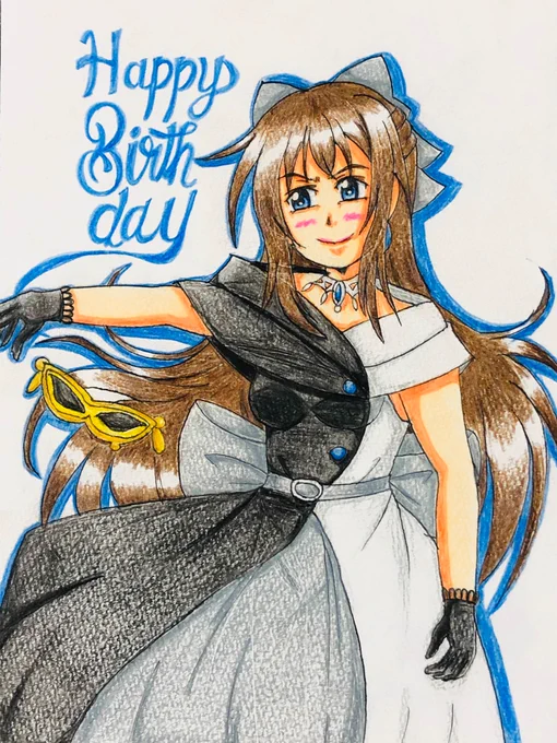 しずくちゃん誕生日おめでとう!でも過去絵でごめんよ#桜坂しずく生誕祭2023#桜坂しずく誕生祭2023 