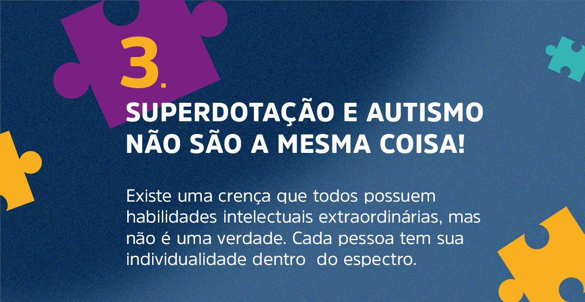 O primeiro passo para construir uma sociedade compreensiva e acolhedora para pessoas autistas é a conscientização sobre o autismo.  

#DiaMundialDaConscientizaçãoSobreOAutismo