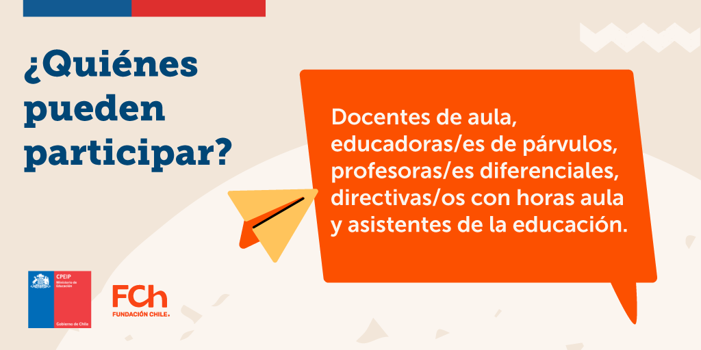 educarchile's tweet photo. 👩🏻‍🏫👨🏻‍🏫 Ya está disponible: “Formación Docente para los Aprendizajes del Siglo XXI”, talleres donde podrás identificar
enfoques didácticos para el aula, considerando diferentes niveles escolares y asignaturas. ¡Talleres en vivo!
Infórmate y postula en: https://t.co/GPm0ddJaem ⬅️ https://t.co/SHq3YyRJWg