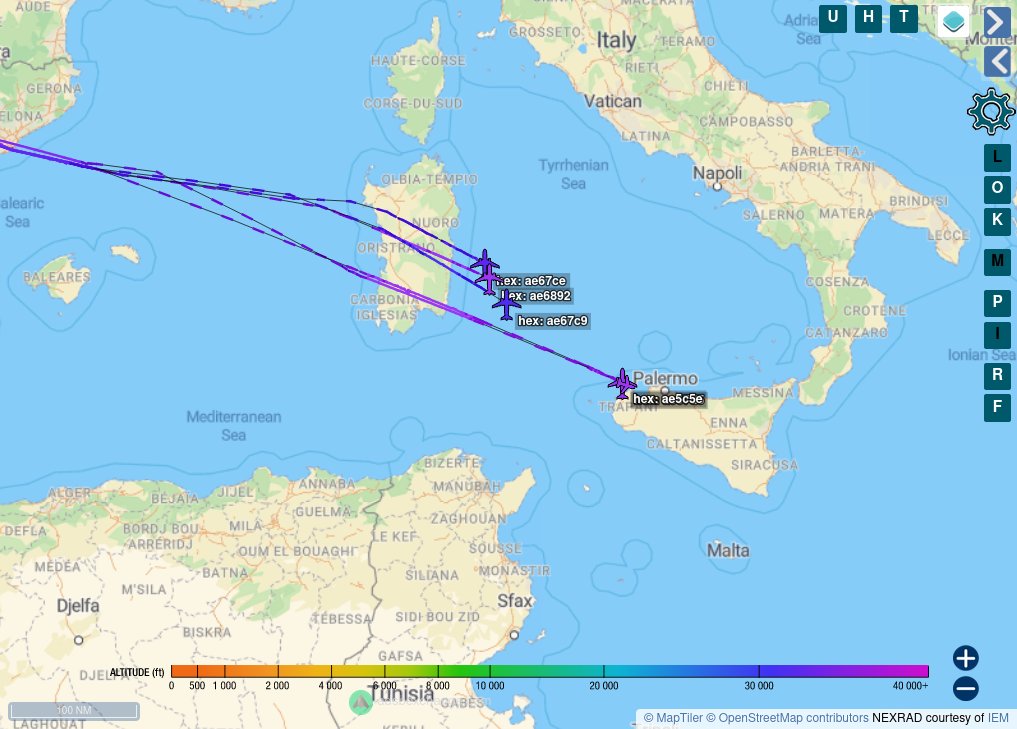 TheIntelFrog's tweet photo. Follow Up:
All six P-8s appear to have arrived at NAS Sigonella for a regularly scheduled unit rotation. https://t.co/5buZ0sIGe3