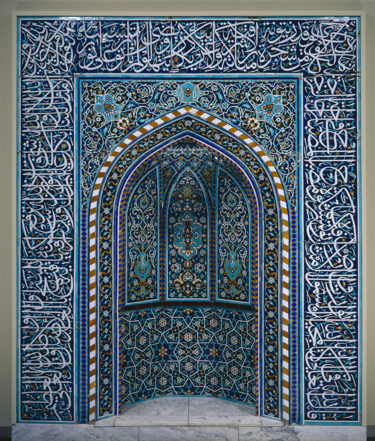 cma_islamic's tweet image. Prayer Niche (Mihrab), early 1600s #islamicart #cmaopenaccess clevelandart.org/art/1962.23