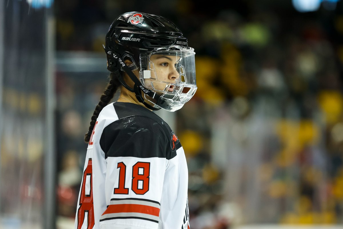 OhioStateWHKY's tweet photo. And for the second year in a row, @_sophiejaques has been named the 2022-23 @USCHO Player of the Year 👏

#GoBucks https://t.co/S0SOEpKxrK