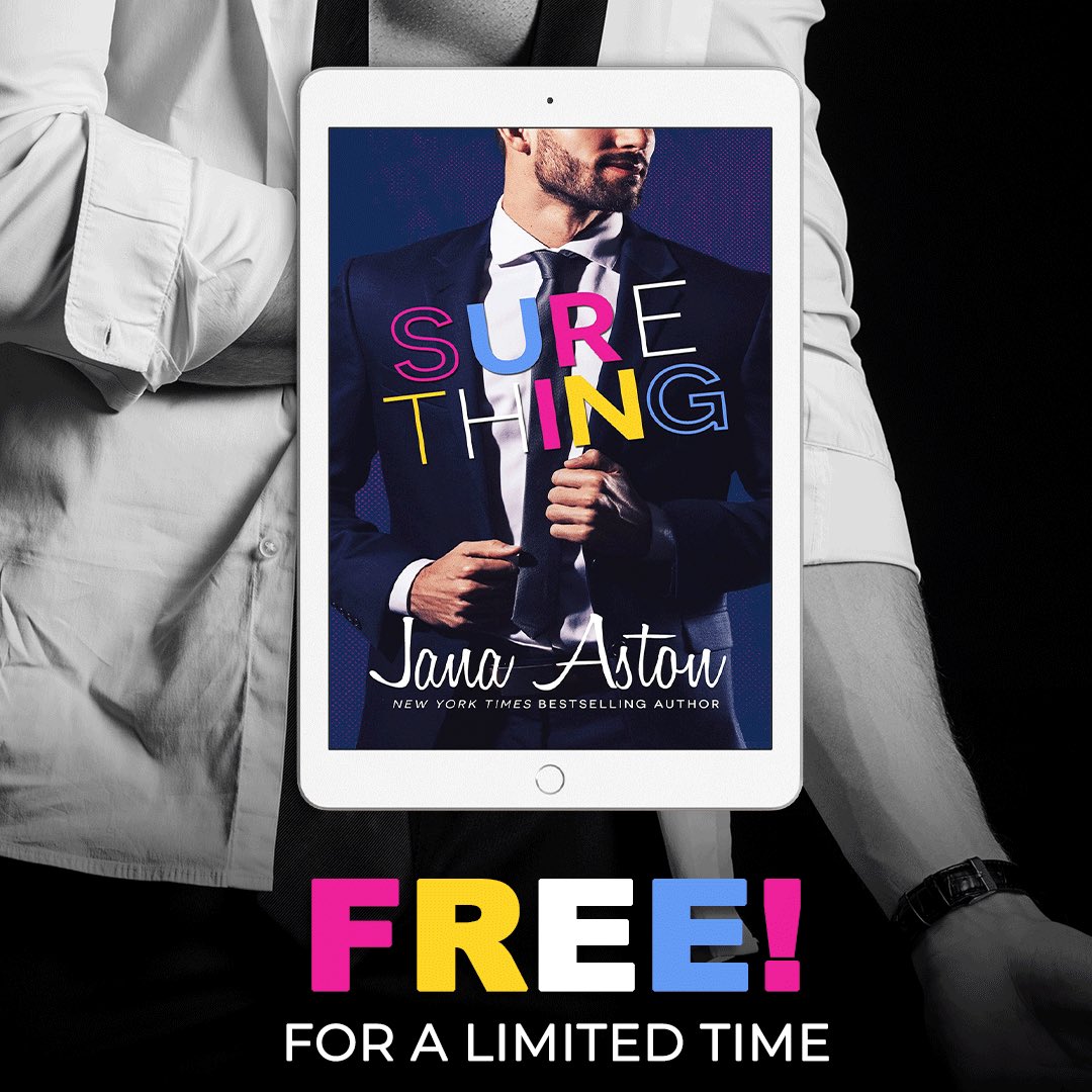 SURE THING by NYT &amp; USAT bestselling author @JanaAston is COMPLETELY FREE for a limited time!!! 
 
Grab this, sexy rom-com romance TODAY, for FREE for a limited time!! Also available in Kindle Unlimited! 
 
NOW FREE!! 
amazon.com/dp/B0755GVJBN