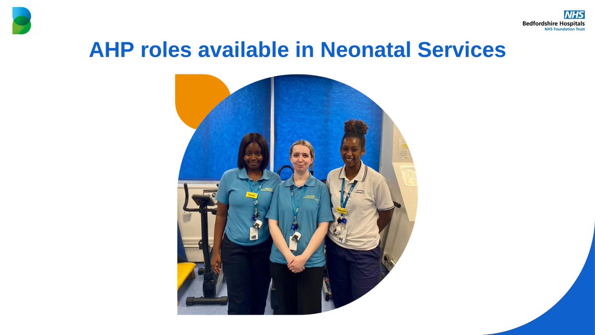 LandDHospital's tweet photo. Are you looking for a part-time Band 7 AHP role in Neonatal Services? We have a variety of opportunities available! 

You will enable provision of advanced therapy assessment and interventions. 

To view the roles available, visit https://t.co/DnmmXoUZd6 https://t.co/CqJgYk5JXX