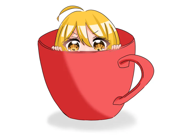 ほまれちゃんのコップシリーズ可愛すぎるって思いながら描いてます 
