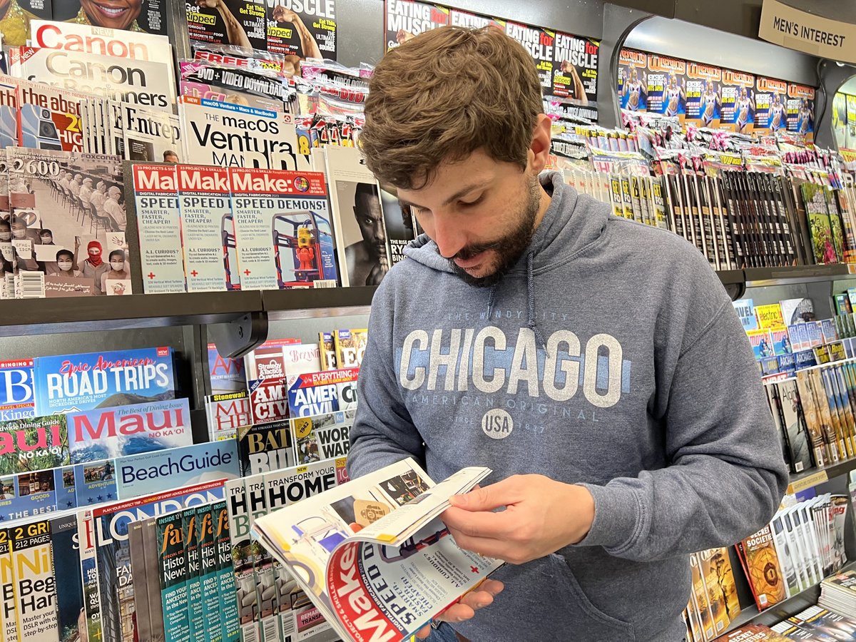 🎉🚀 I’m officially published in Make Magazine! 🚀🎉

I wrote an article on how you can get started with 3D Scanning today. I’ve been an enthusiastic reader of <a href="/make/">Make:</a> for years, so this is a cool experience for me!

I stumbled across a copy at a bookstore, which was pretty rad!