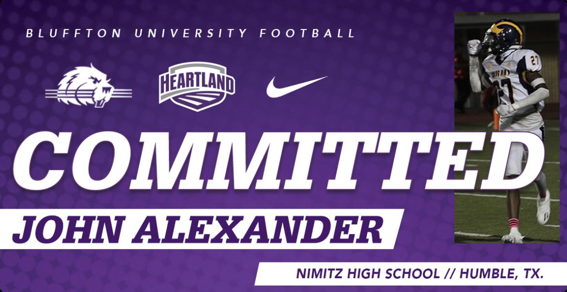 I am so EXCITED to announce my commitment to Bluffton University <a href="/BWells409/">Ben Wells</a> <a href="/Coach_Harmon/">Cornelius Harmon, M.Ed</a> <a href="/coachmhickeyjr/">M.J. Hickey</a> <a href="/NimitzFootball2/">Nimitz Football</a> <a href="/Bluffton_Sports/">Bluffton Athletics</a>