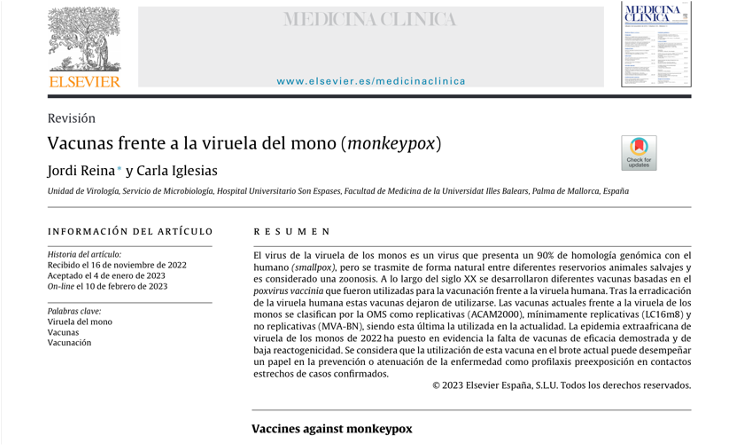 lavirologa's tweet photo. 💉Vacunas frente a la viruela del mono #monkepox
https://t.co/r3PNMnEXO5 https://t.co/vW38VZgl0k