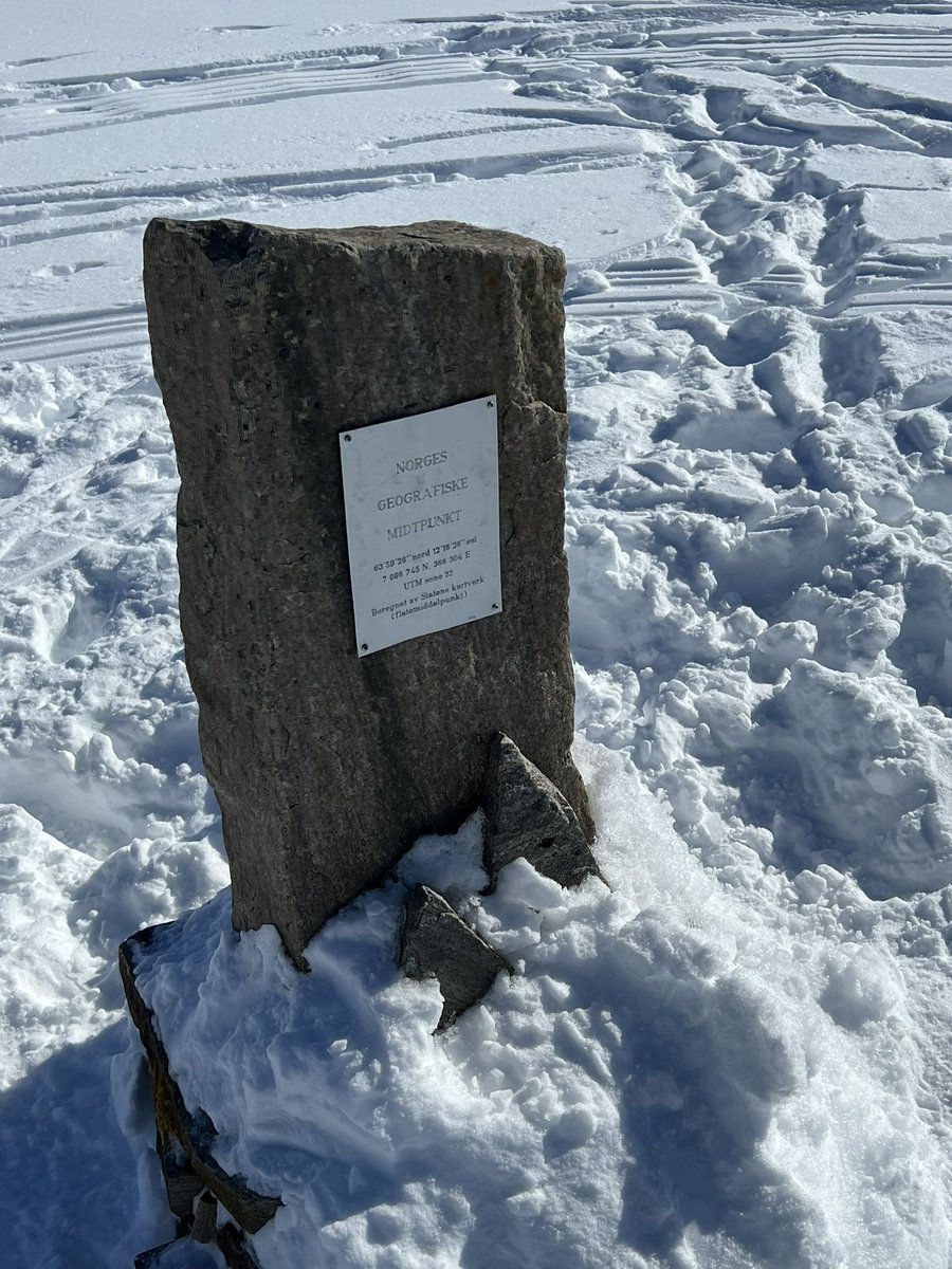 Skitur te Norges midtpunkt #Ogndal #Steinkjer