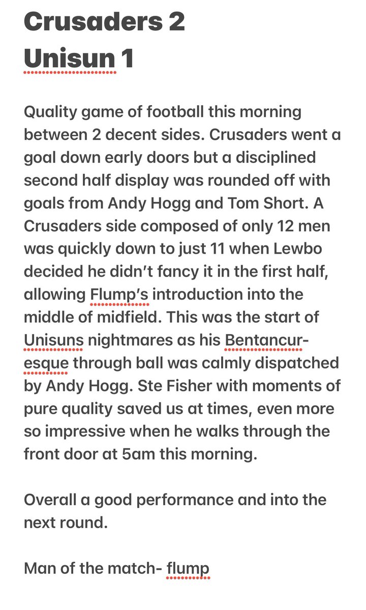 CrusadersMens's tweet photo. Crusaders 2 unisun 1 https://t.co/FKZrJ2iSiF