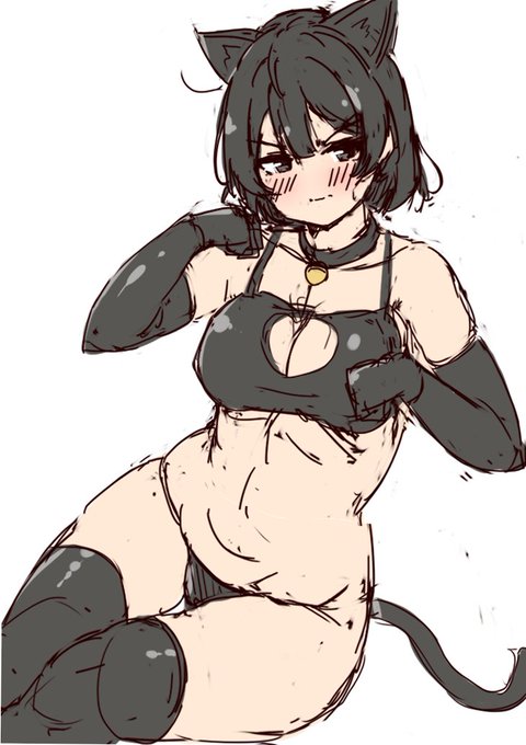 がりがりなねこ 