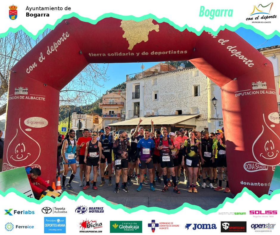 DipualbaDeporte's tweet photo. 🚩 #Trail | La #CopaTrail de #Bogarra fue para Miguel Ángel Heras y Virginia Pérez Mesonero, una exigente carrera por montaña de 35 kilómetros de distancia, casi todo por sendas, y 1.660 metros de desnivel positivo acumulado.
#atletaspopulares #CarrerasPopulares #Albacete https://t.co/1xP0TBcVg9