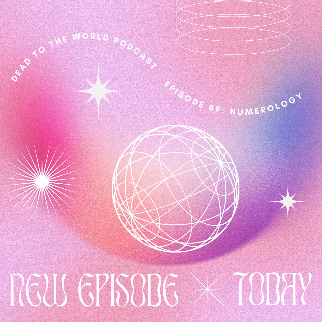 Episode 89 is out now ✨ 

#deadtotheworld #podcast #dreamteam #sunday #newepisode #numerology #lifepath #listennow #new #podcastrecommendation #indiepodcast