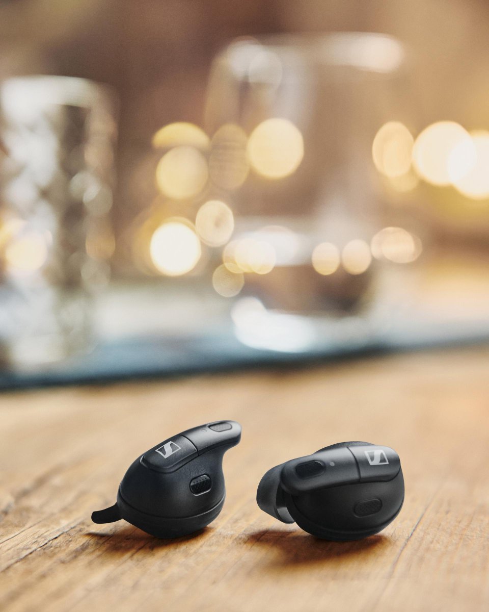 Sennheiser's tweet photo. Enjoy crystal-clear conversations with our #ConversationClearPlus. Self-adjusting speech enhancement makes words easier to understand. Hear more of what you want — whenever you decide it’s time.
Tap the link to learn more https://t.co/daGJpaIcZj https://t.co/Hsz0e4Q6uE