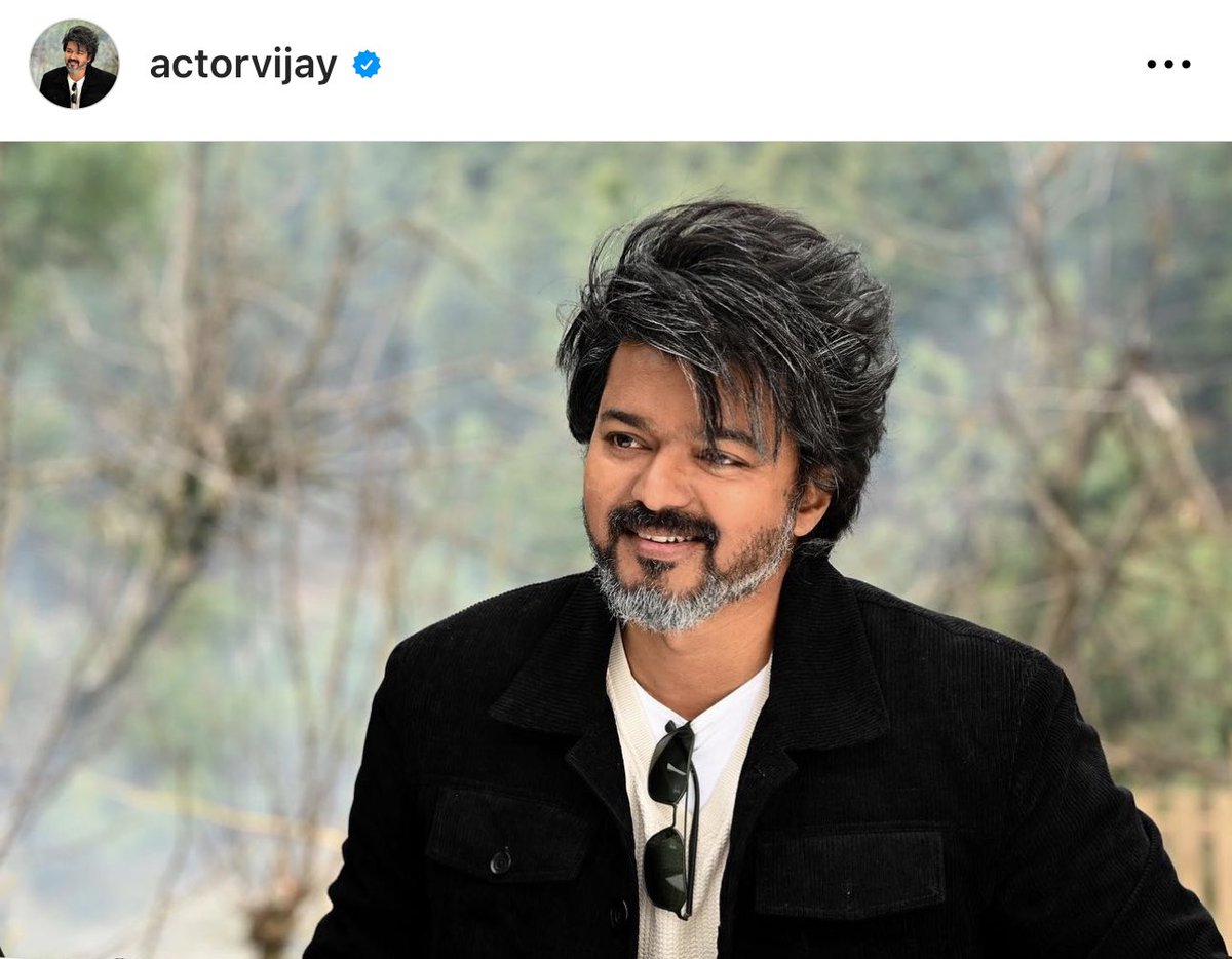 letscinema's tweet photo. Thalapathy Vijay now on Instagram. 

https://t.co/jfNW4Winbg https://t.co/woN7dJyBG2