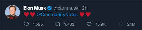 cNotesERC's tweet photo. @LegolasGems Join the $cNotes Community! First coin for Community Notes twitter feature! https://t.co/VsjwS2mRA5
