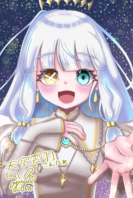 企画にて描かせて頂きましたありがとうございます #くうの天気予報 