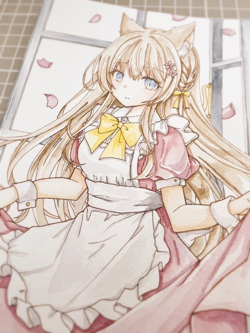 久しぶりアナログイラストできました🎉
後日BOOTHに出品予定です🎨 